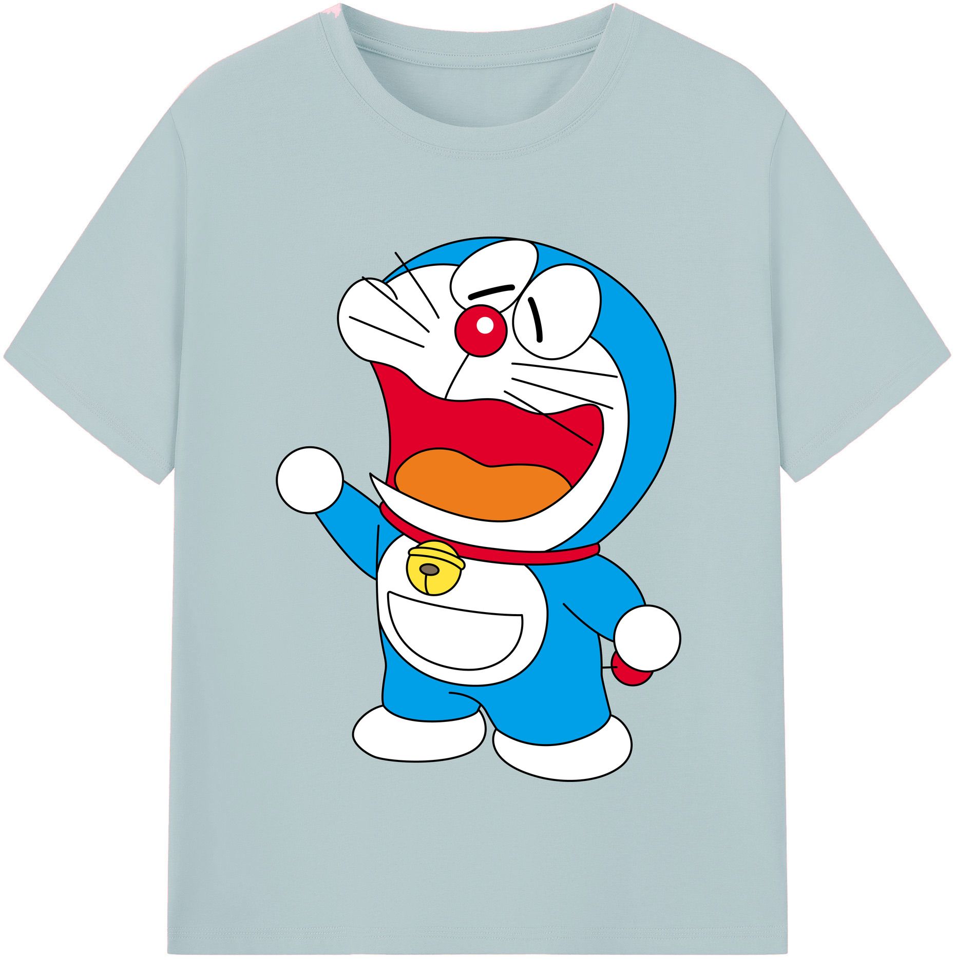 （画像用） ドラえもん Doraemon 綿100％半袖Tシャツ（フロントプリント）